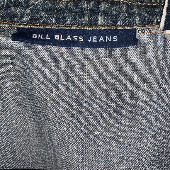 Bill Blass Denim Jean Jacket Blue - Picture 4 of 5